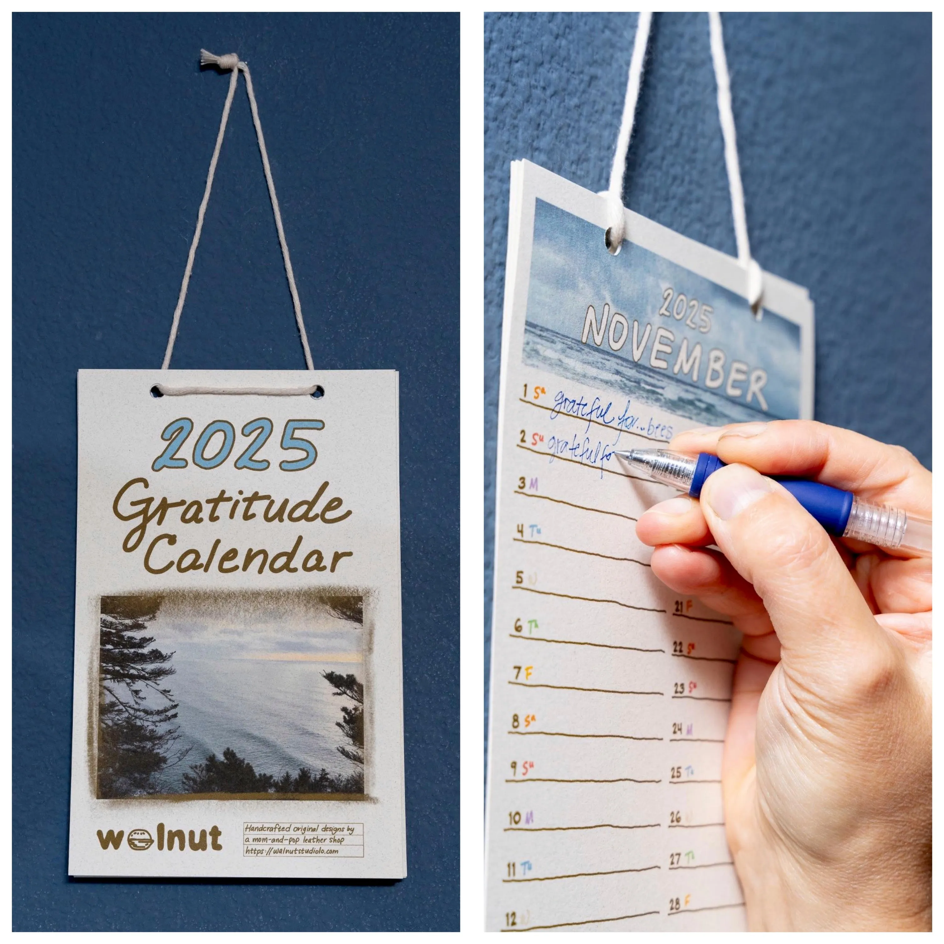 2025 Gratitude Calendar