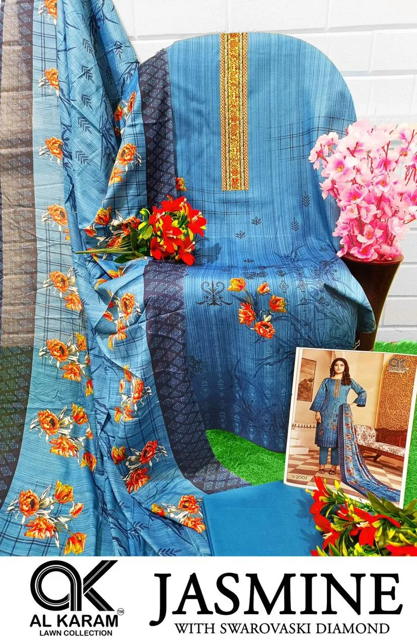 Al Karam Jasmine Vol 3 Dress Material (295x08)