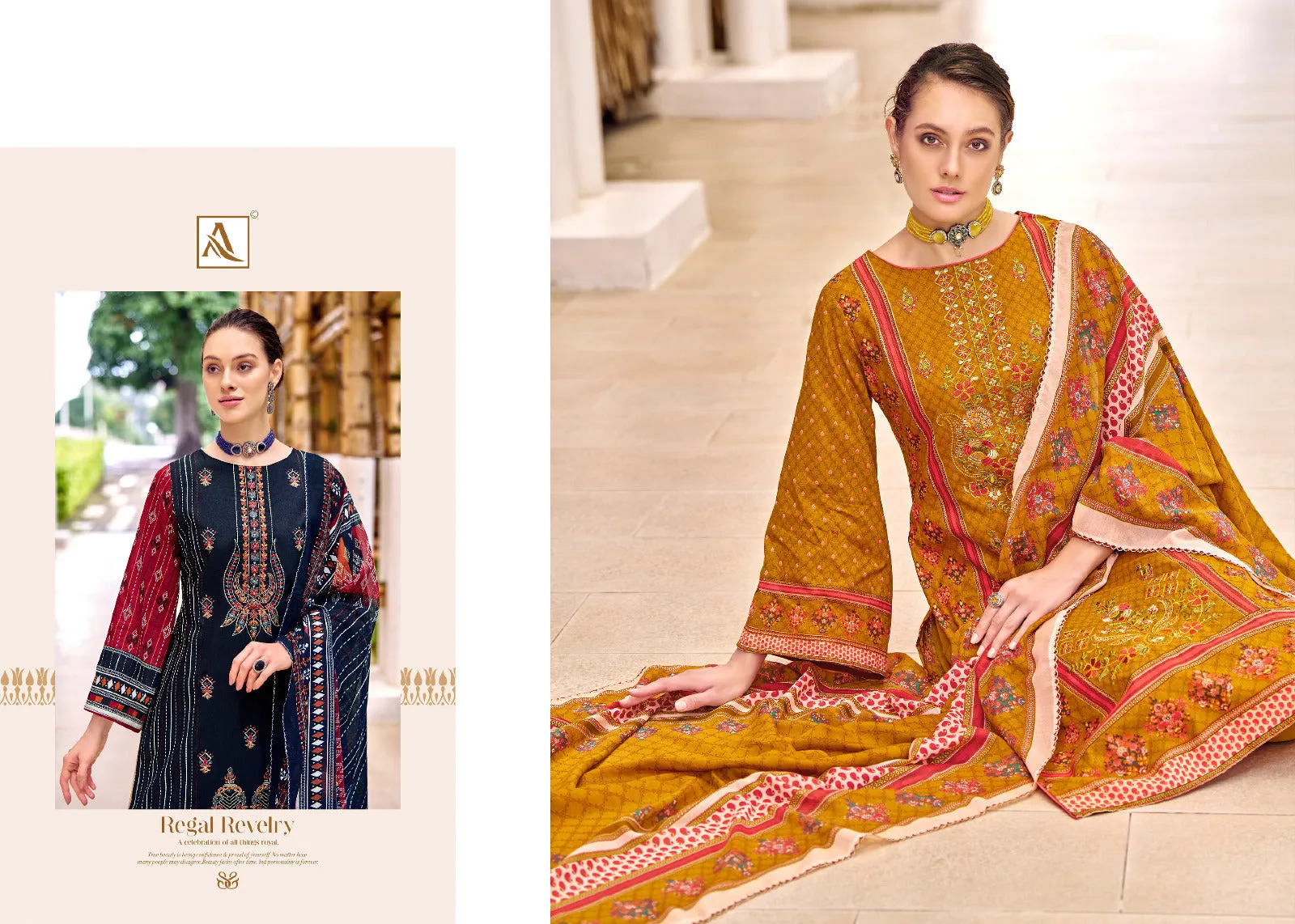 Alok Suit Sana Sara Cambric Dress Material