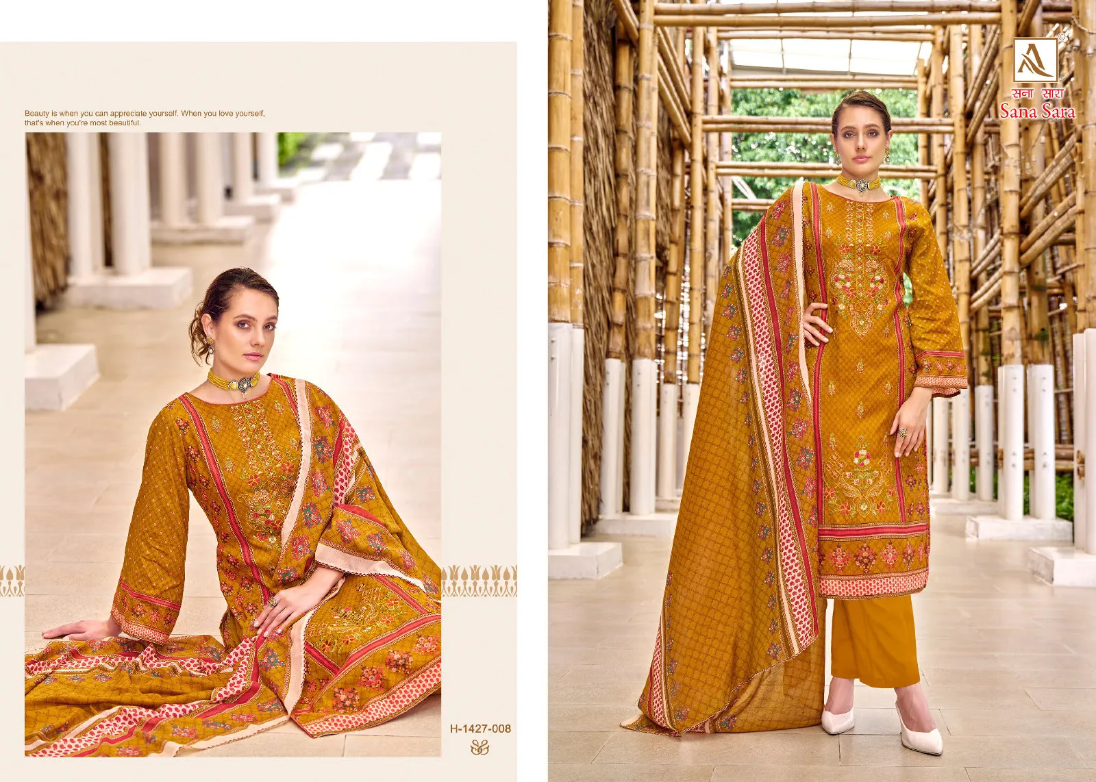 Alok Suit Sana Sara Cambric Dress Material