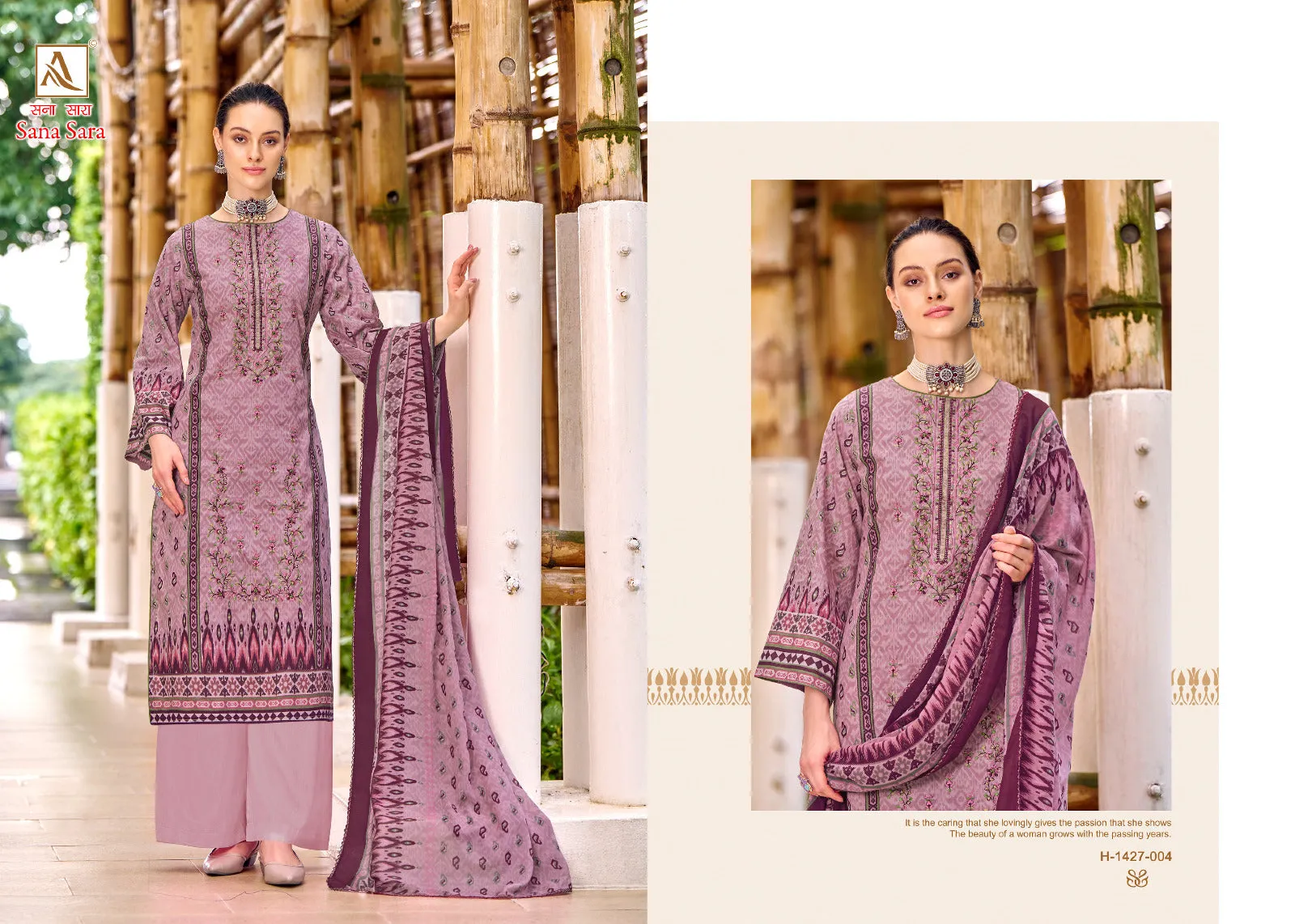 Alok Suit Sana Sara Cambric Dress Material