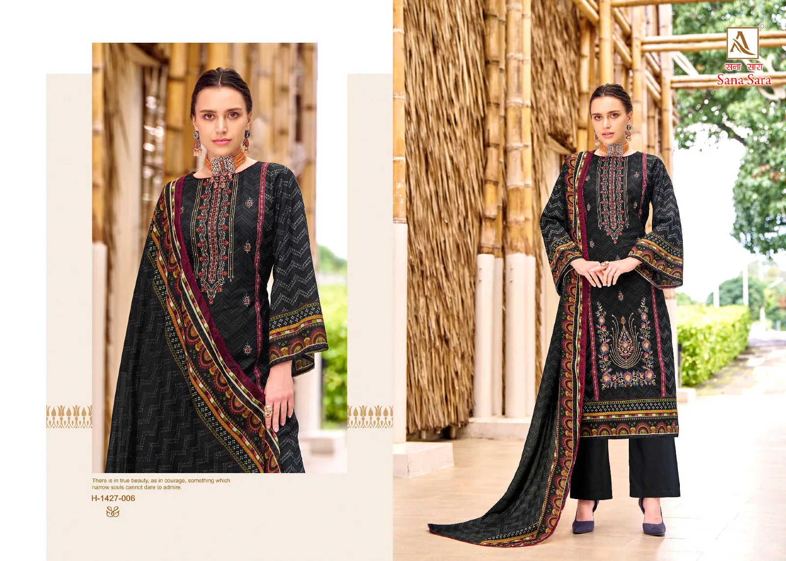 Alok Suit Sana Sara Cambric Dress Material
