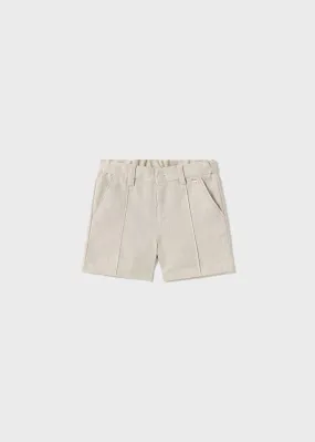 Baby Dressy Bermuda Shorts - Canvas
