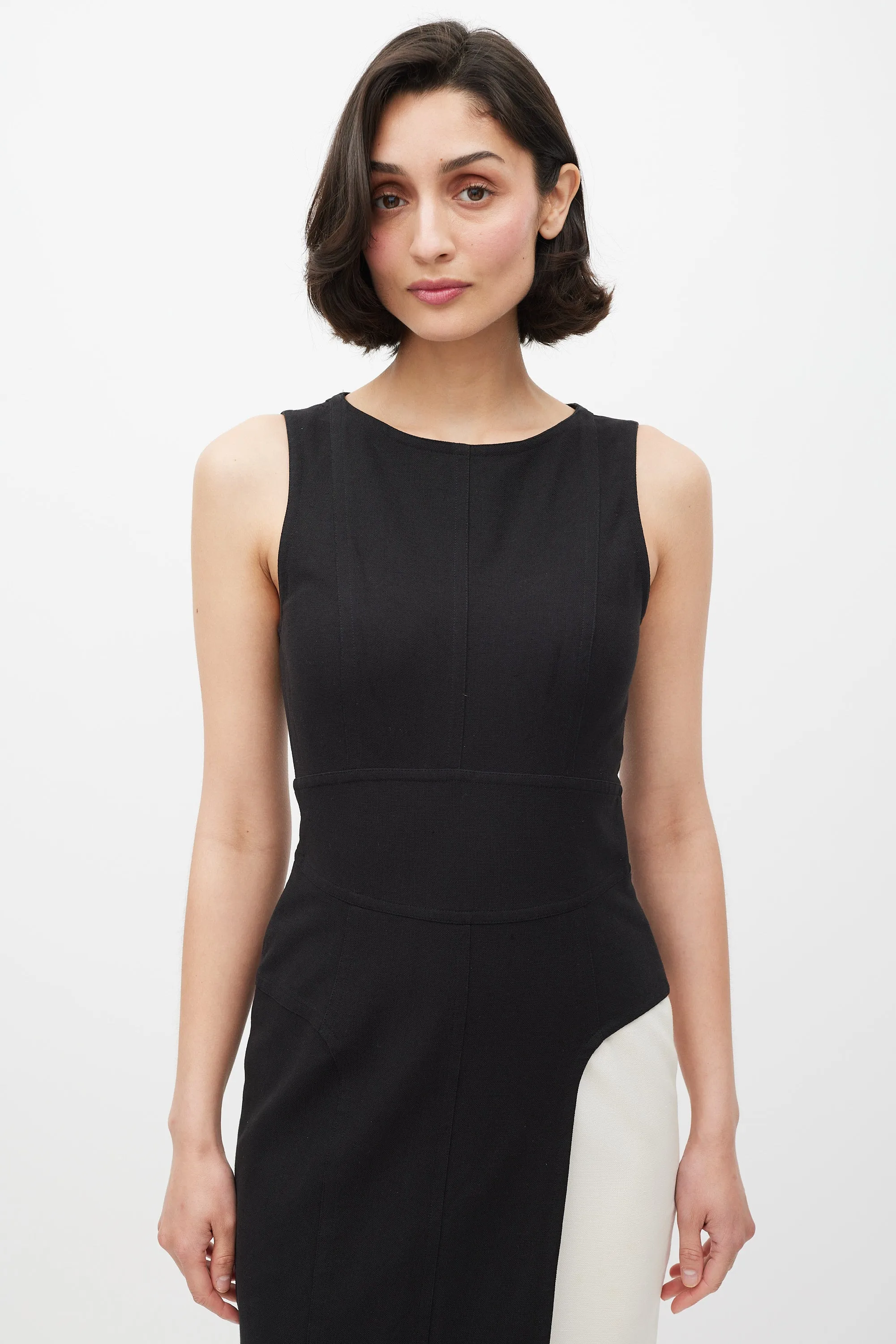 Black & White Cut Out Dress