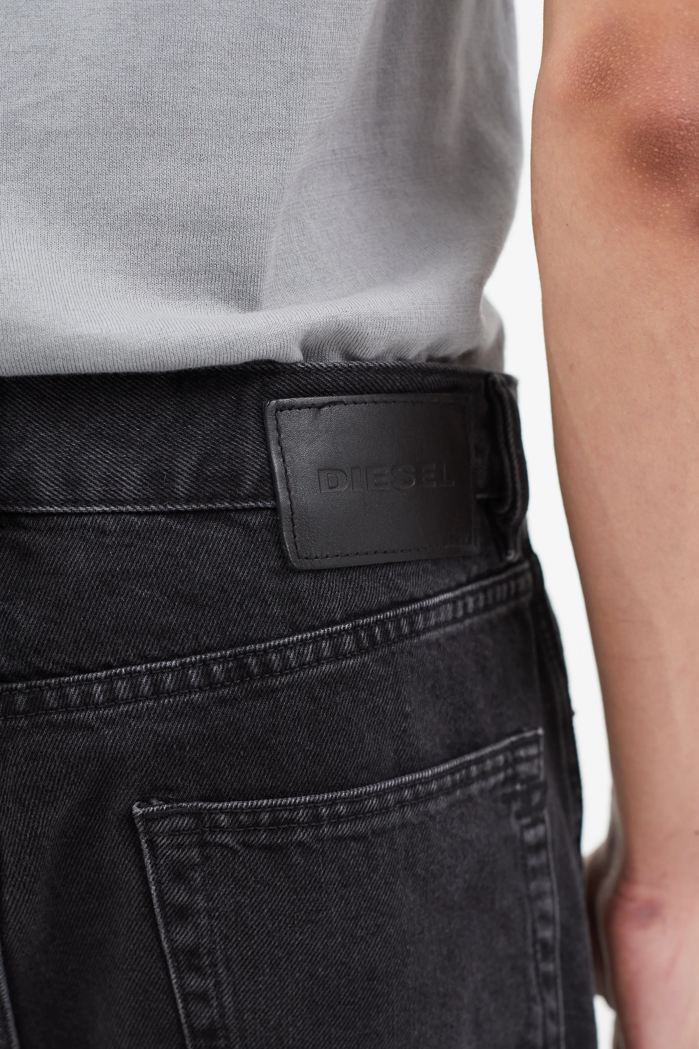 Black Denim D-Strukt Short