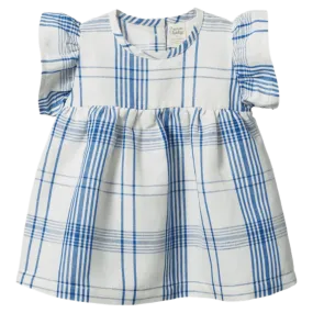 Bonnie Dress Linen - Clyde Check