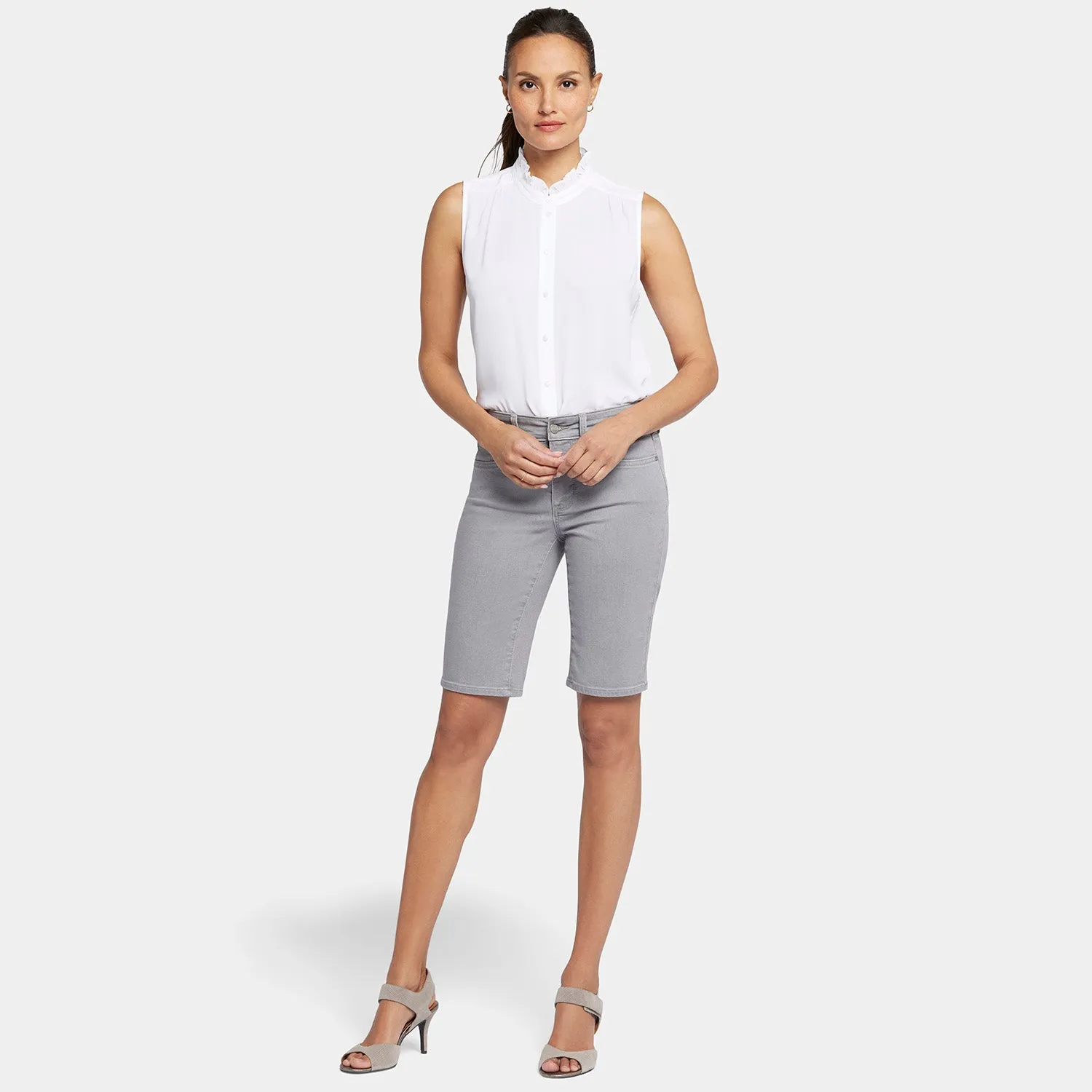 Briella 10 Inch Denim Shorts In Petite - Charisma
