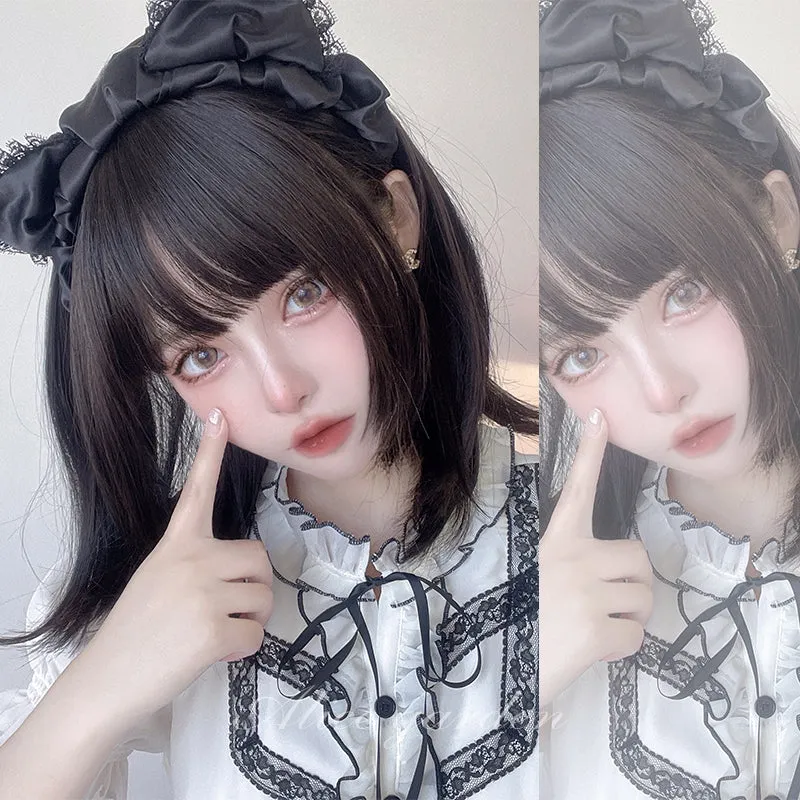 Cute Lolita Short Straight Hair Wig