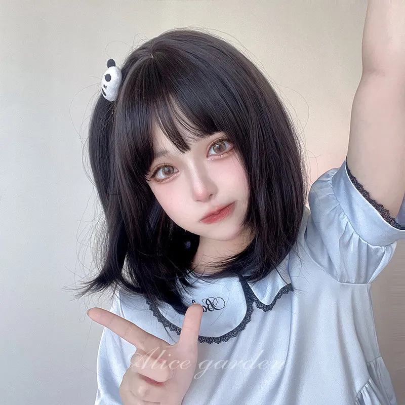 Cute Lolita Short Straight Hair Wig