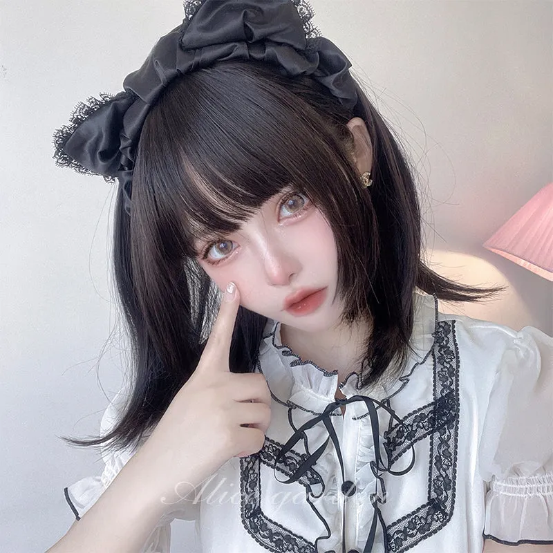 Cute Lolita Short Straight Hair Wig
