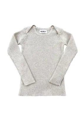 Ebrill Skinny Rib Sand - Child
