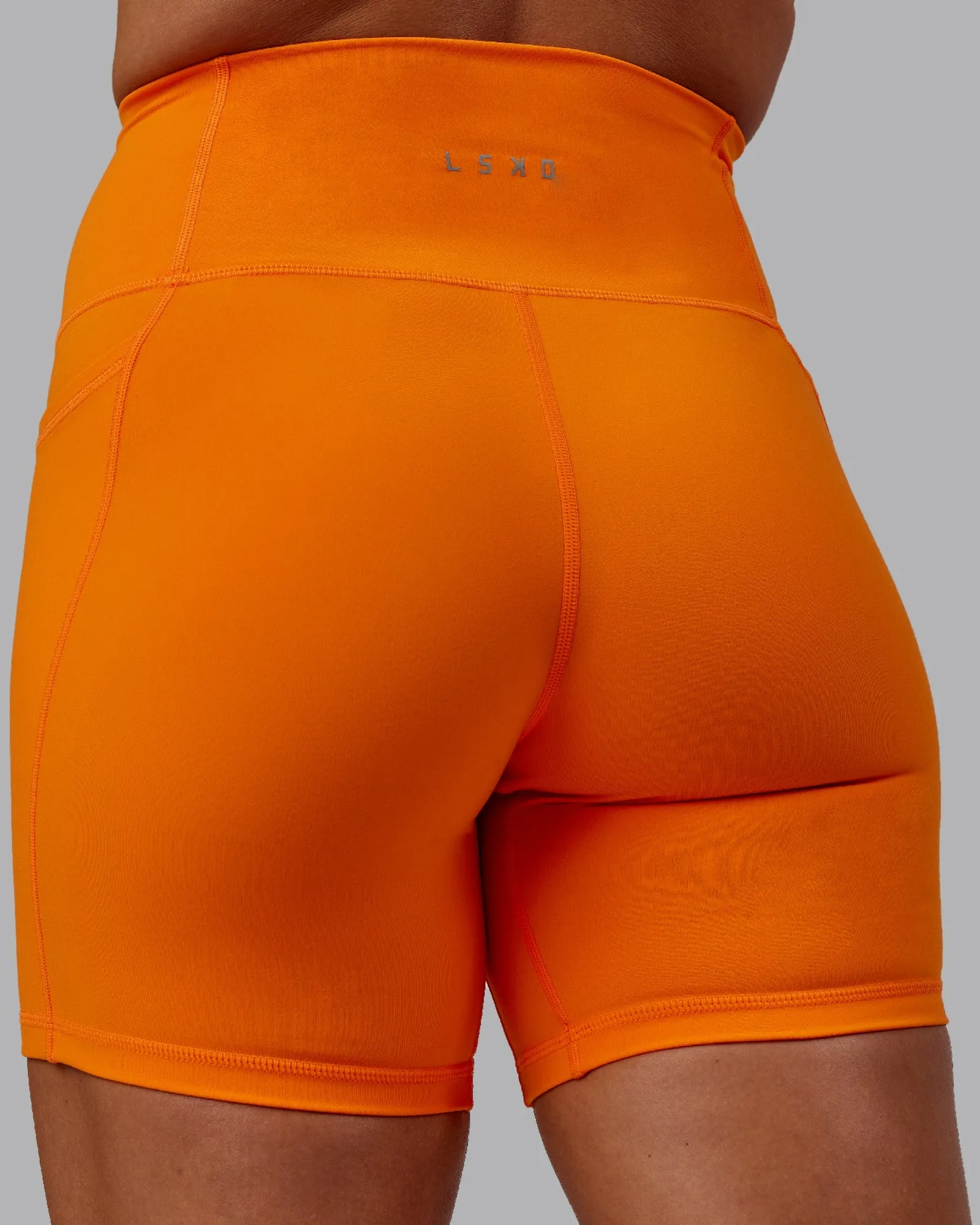 Fusion Mid-Length Shorts - Vibrant Orange