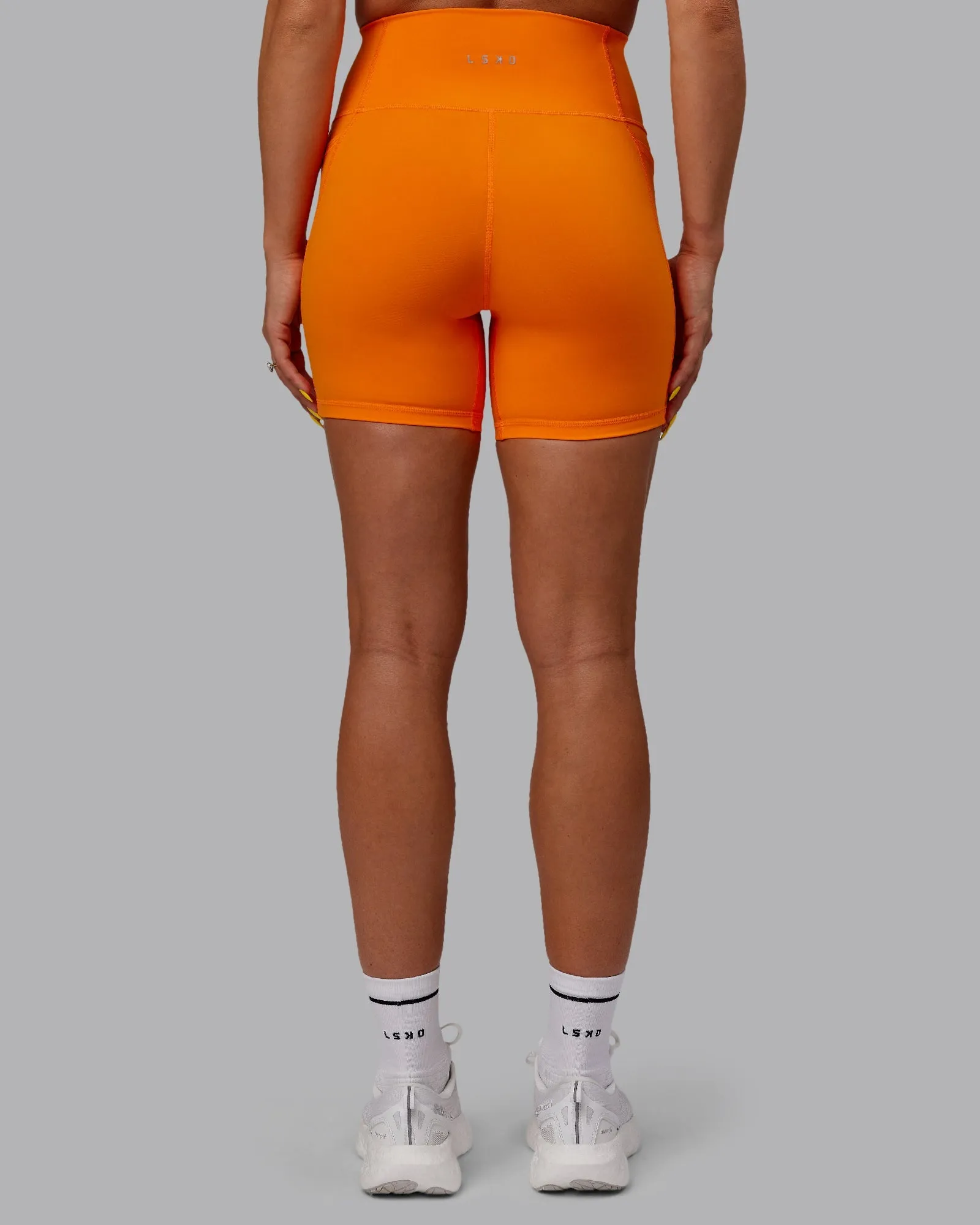 Fusion Mid-Length Shorts - Vibrant Orange