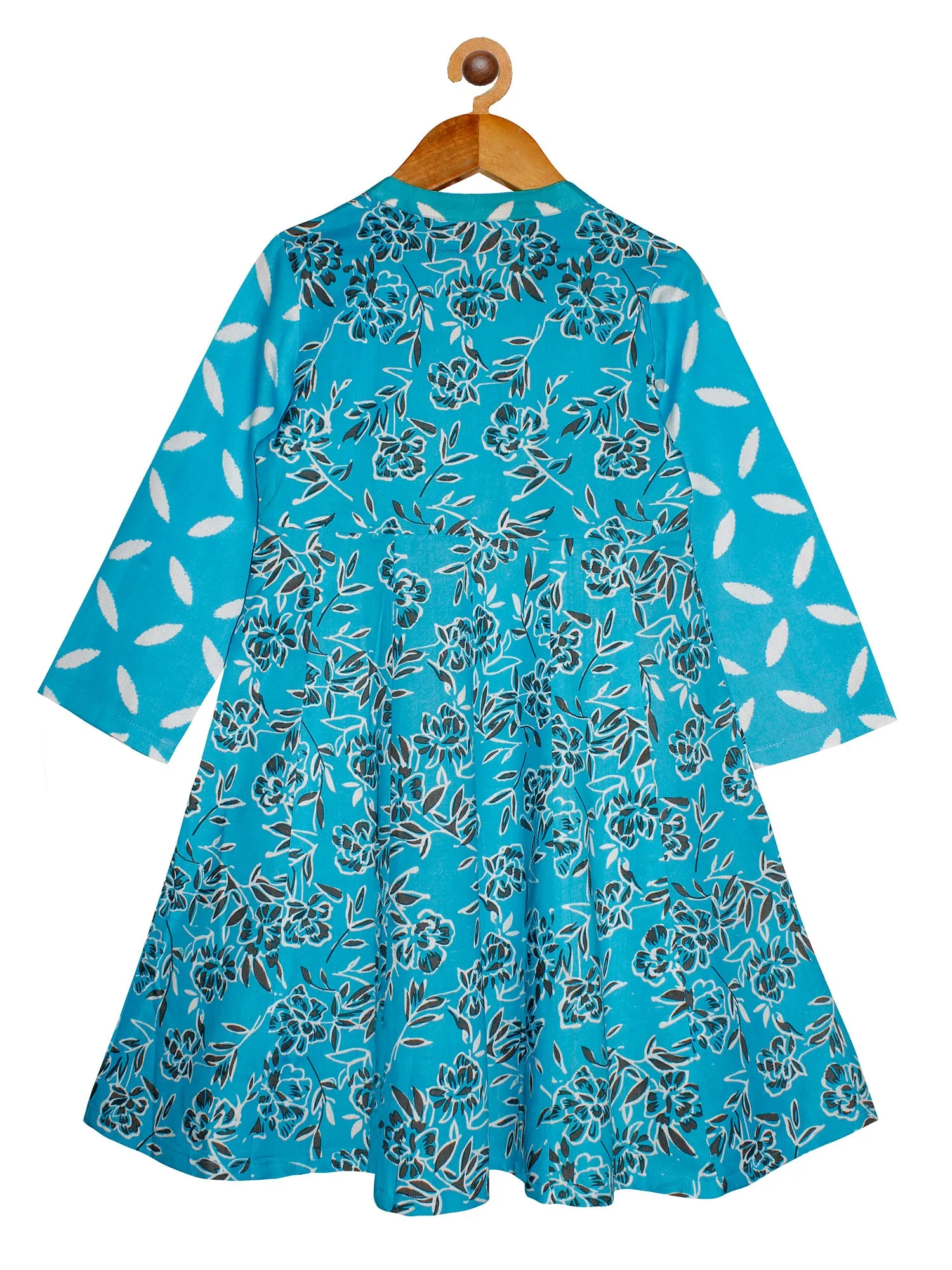 Girls Printed Kurta and Leggings Set