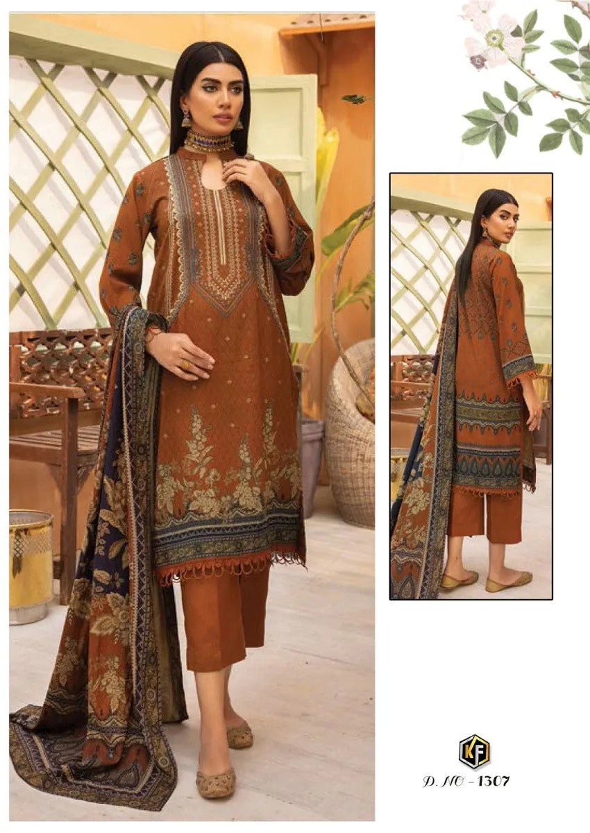 Keval Rangrez Vol-3 Series 1301-1310 Pure Cotton Suit (345x10)