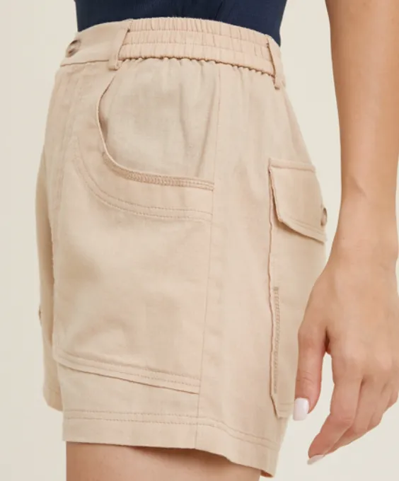 Linen Shorts with Pockets
