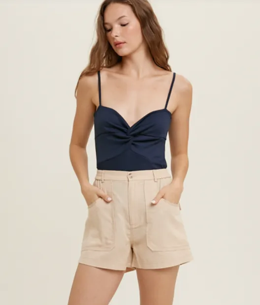 Linen Shorts with Pockets