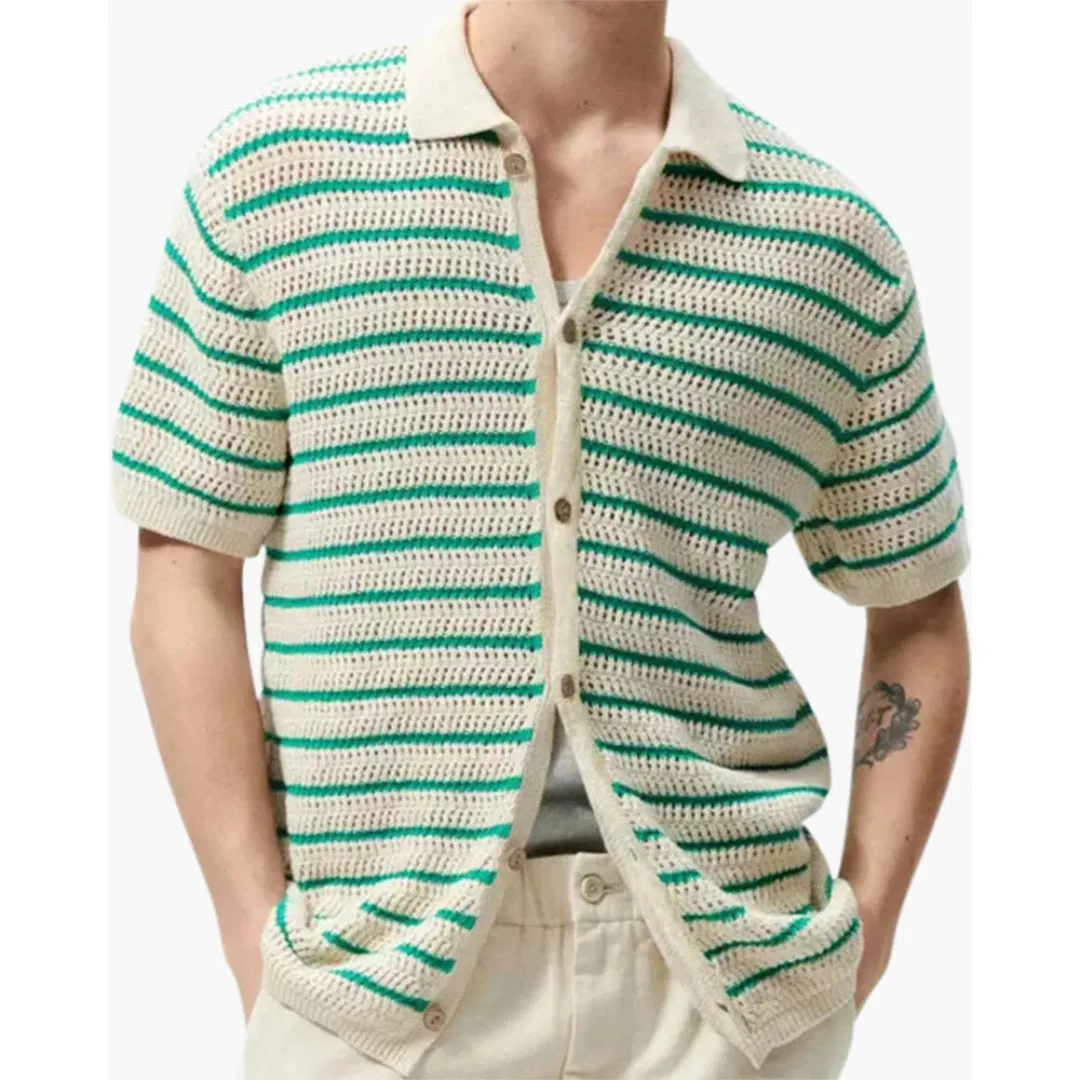 Luca | Knitted Button Shirt