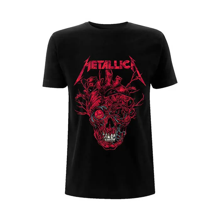 Metallica Heart Skull T-Shirt