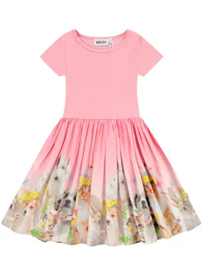 Molo Girl's dress with graphic print-2S25E114-CISSA