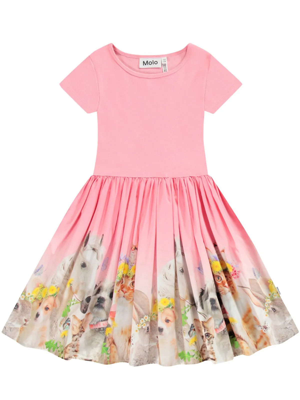 Molo Girl's dress with graphic print-2S25E114-CISSA