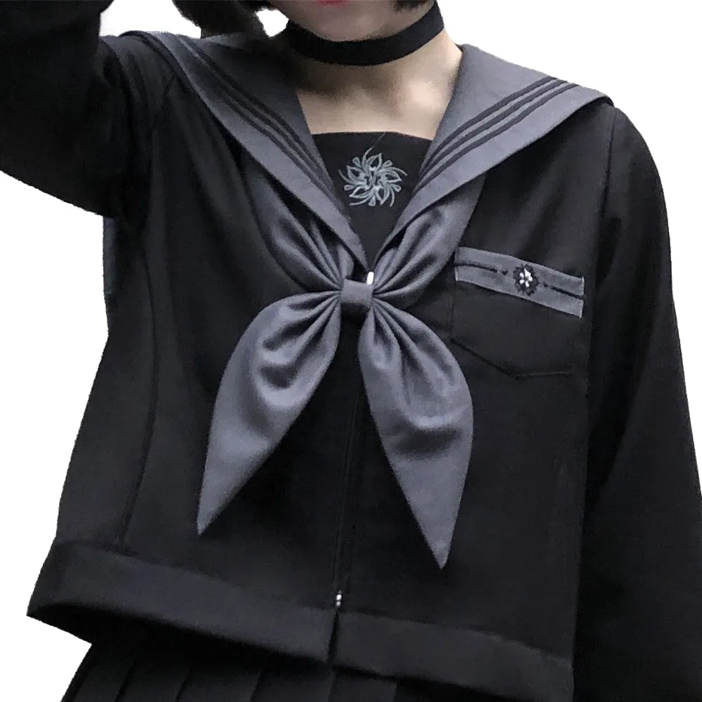 Original Japanese Black JK Sailor Uniform Suit