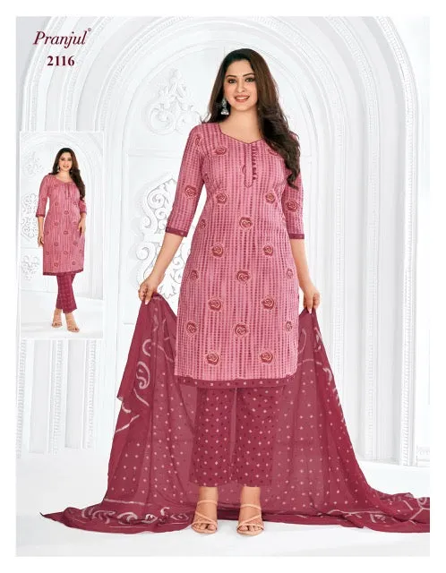 Pranjul Priyanshi Vol 21 Cotton Churidar Material (440x36)