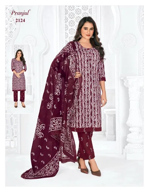 Pranjul Priyanshi Vol 21 Cotton Churidar Material (440x36)