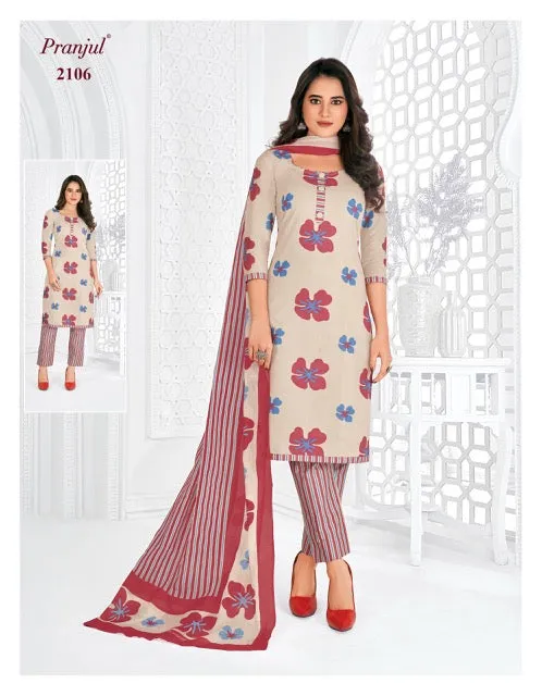 Pranjul Priyanshi Vol 21 Cotton Churidar Material (440x36)