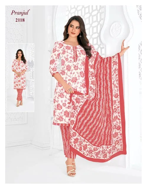 Pranjul Priyanshi Vol 21 Cotton Churidar Material (440x36)