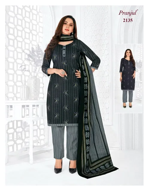 Pranjul Priyanshi Vol 21 Cotton Churidar Material (440x36)