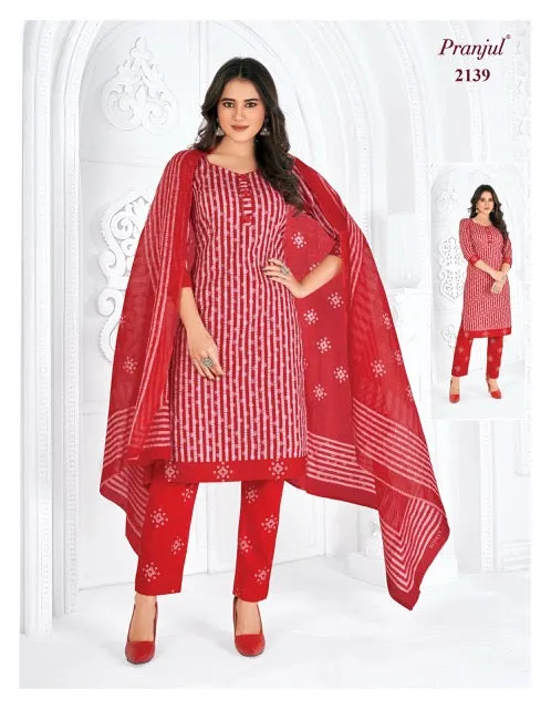 Pranjul Priyanshi Vol 21 Cotton Churidar Material (440x36)