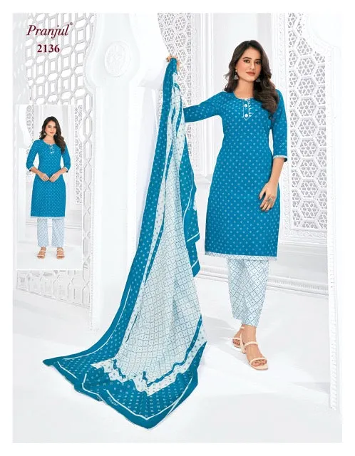 Pranjul Priyanshi Vol 21 Cotton Churidar Material (440x36)