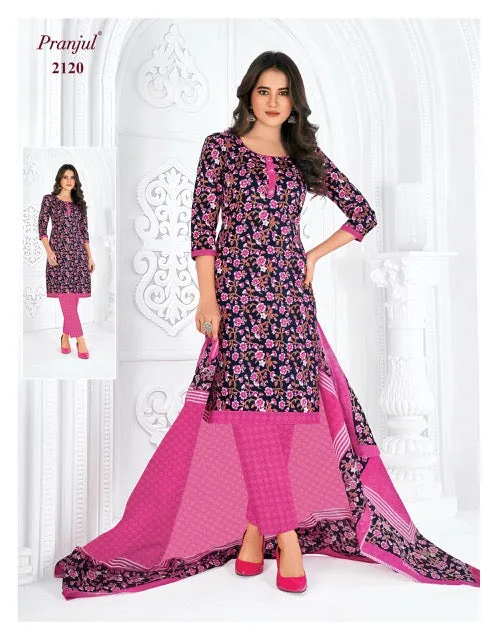 Pranjul Priyanshi Vol 21 Cotton Churidar Material (440x36)