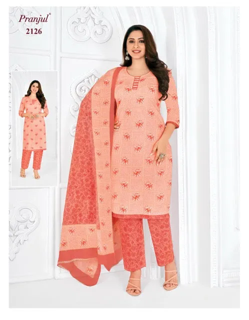 Pranjul Priyanshi Vol 21 Cotton Churidar Material (440x36)