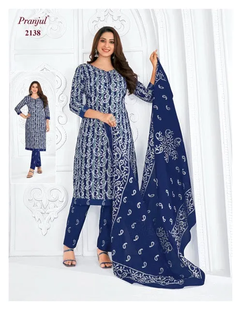 Pranjul Priyanshi Vol 21 Cotton Churidar Material (440x36)