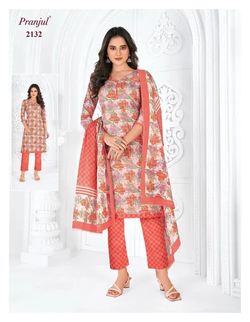 Pranjul Priyanshi Vol 21 Cotton Churidar Material (440x36)