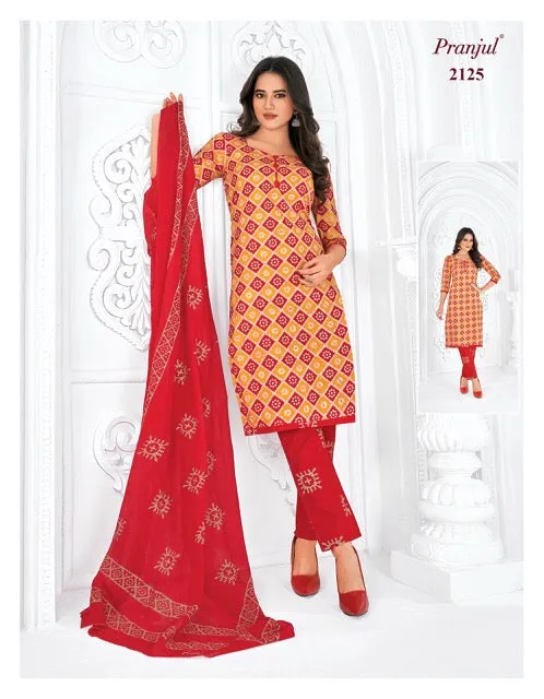 Pranjul Priyanshi Vol 21 Cotton Churidar Material (440x36)