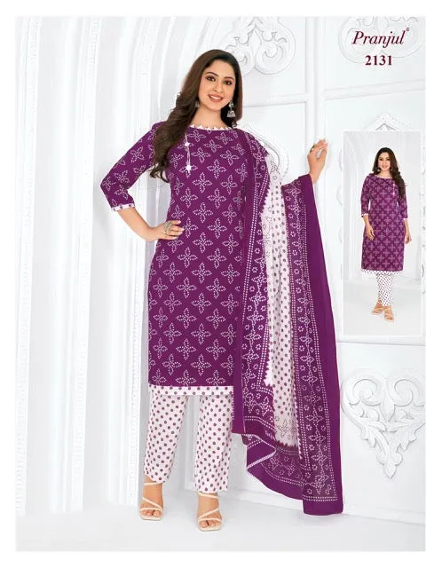 Pranjul Priyanshi Vol 21 Cotton Churidar Material (440x36)