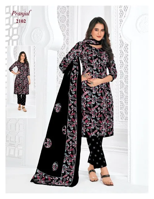 Pranjul Priyanshi Vol 21 Cotton Churidar Material (440x36)