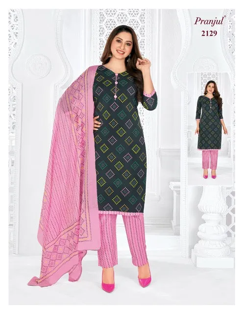 Pranjul Priyanshi Vol 21 Cotton Churidar Material (440x36)
