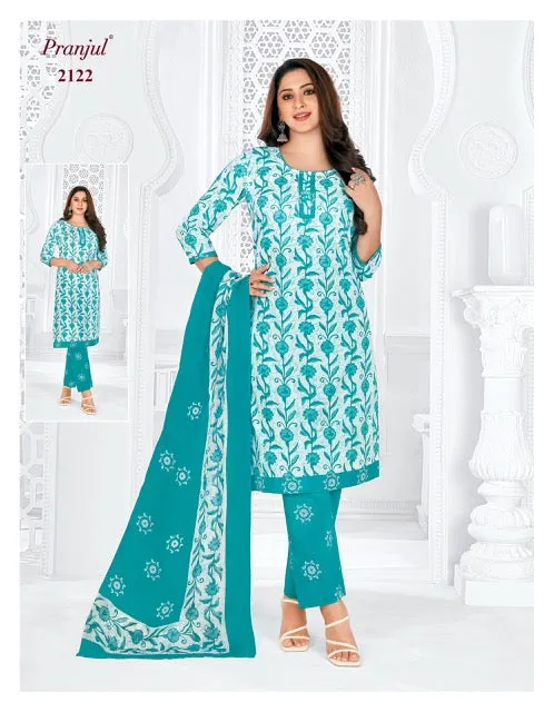 Pranjul Priyanshi Vol 21 Cotton Churidar Material (440x36)