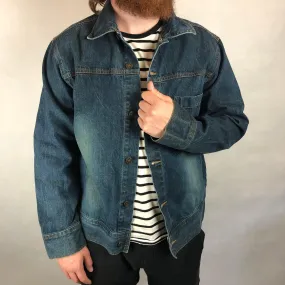 Prank Mens Classic Shirt Shape Denim Jacket - Size L