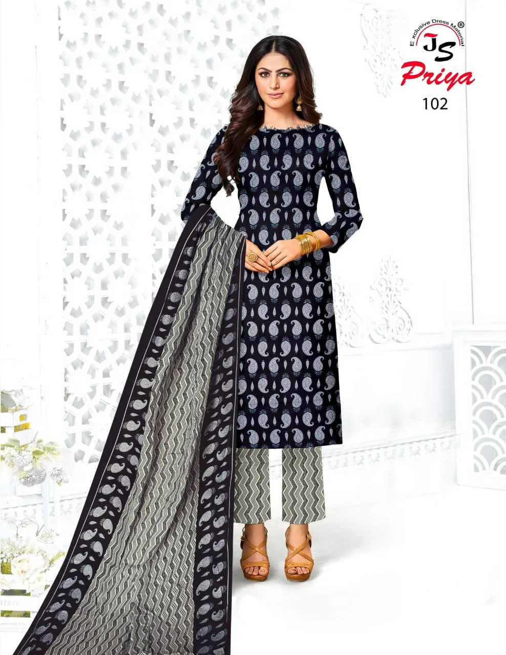 Pulse Vol 1 Js Priya Pant Style Suits (370x10)