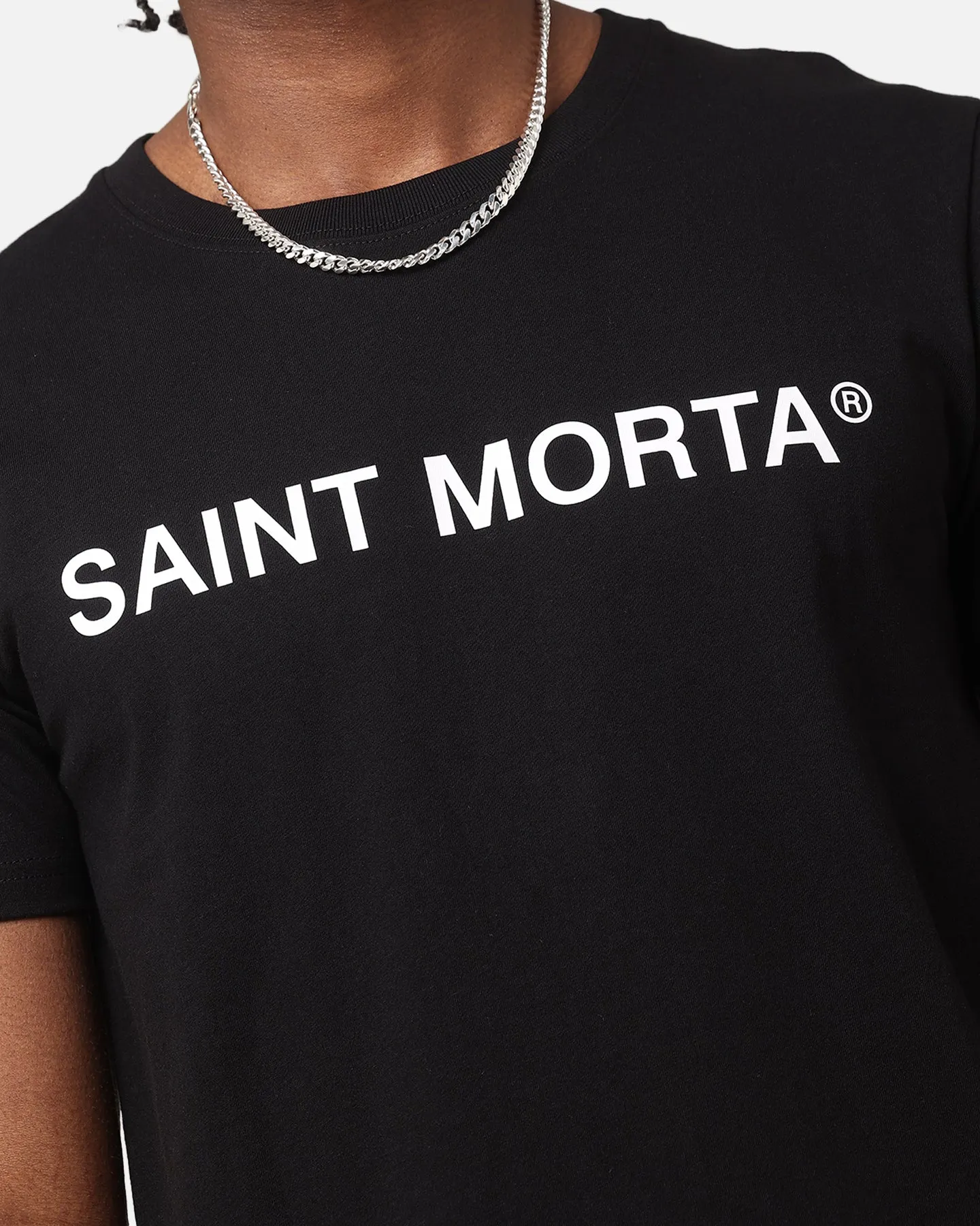 Saint Morta Official El Duplo T-Shirt Black/White