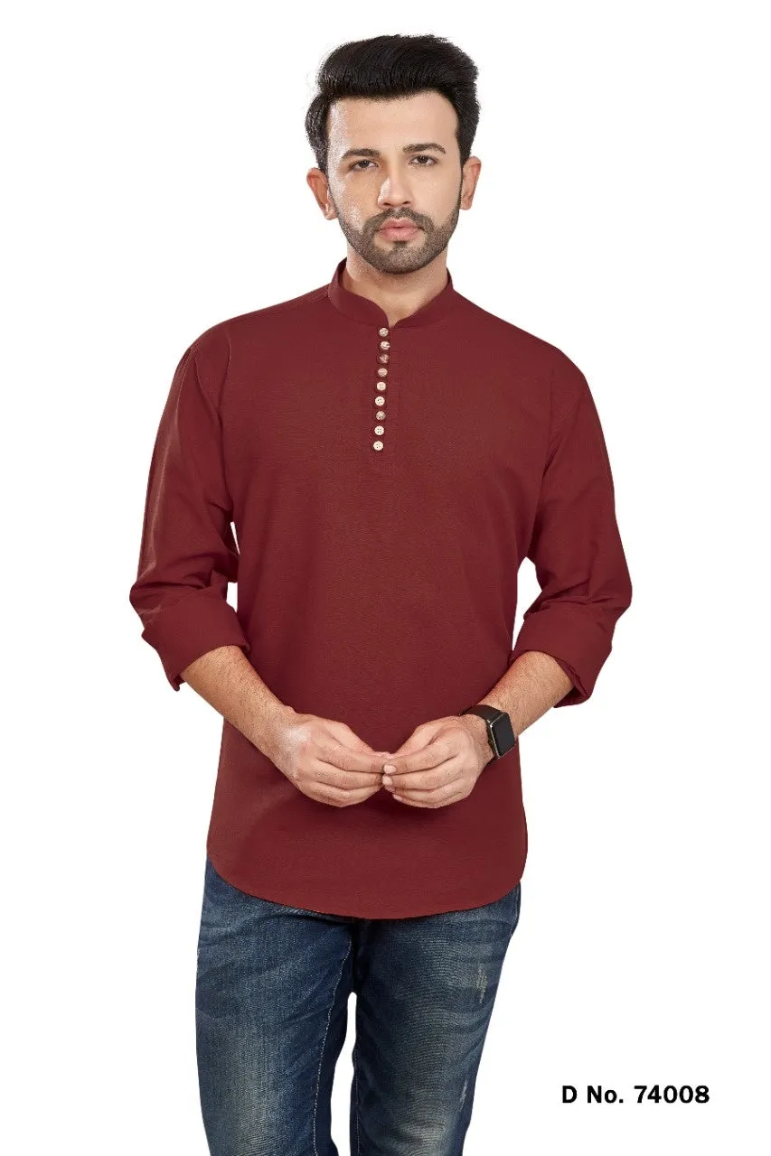 Short Pure Cotton Kurta