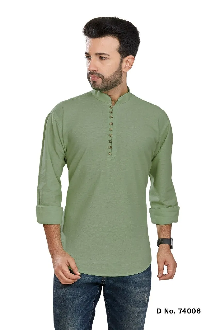 Short Pure Cotton Kurta