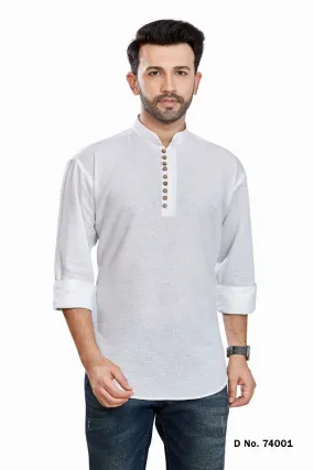 Short Pure Cotton Kurta