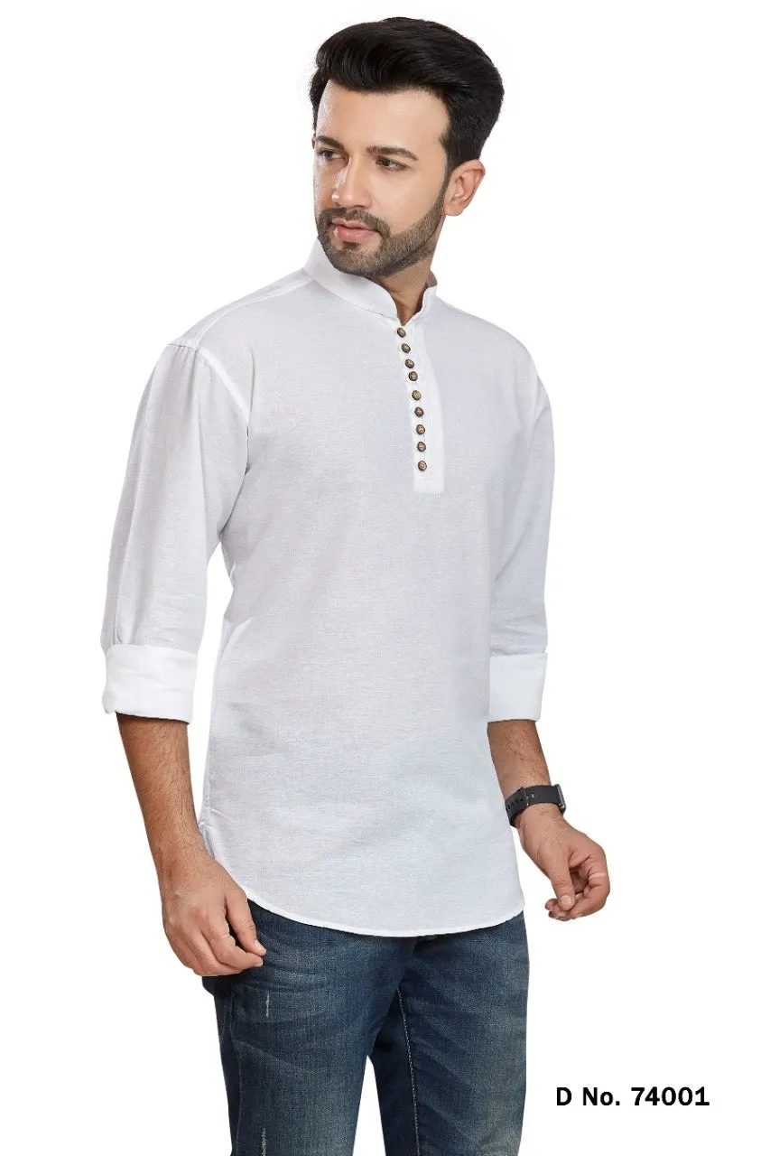 Short Pure Cotton Kurta