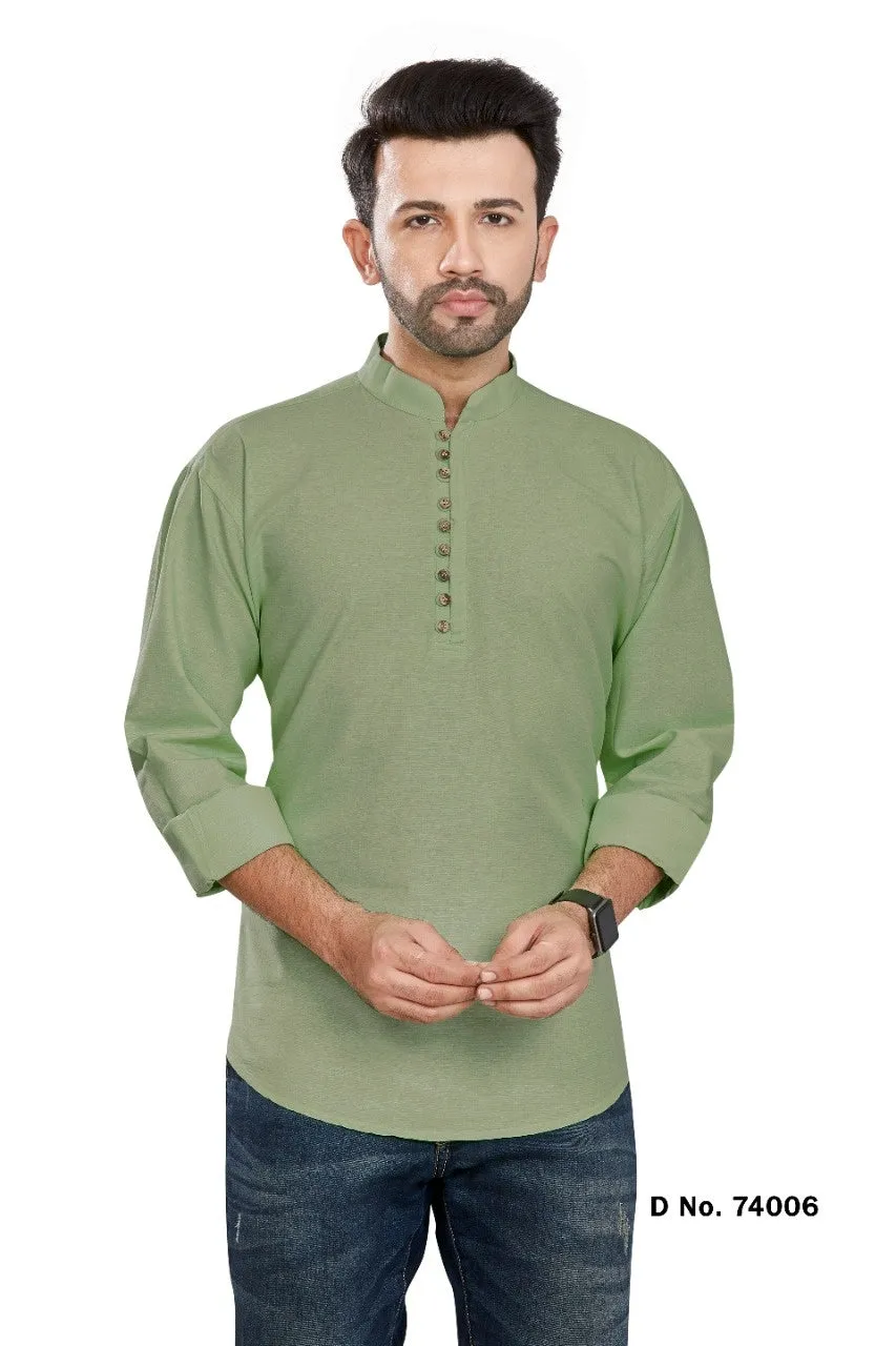 Short Pure Cotton Kurta